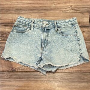 Light Blue Denim Women Shorts